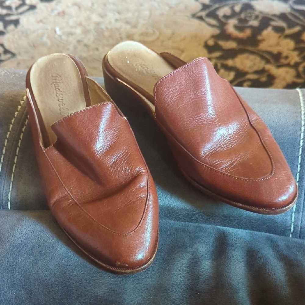 Madewell Brown Leather Slip-On Shoes